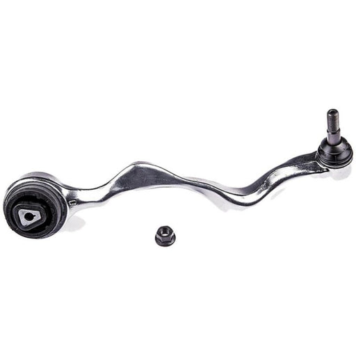 CB14174 ProSeries OE+ Control Arm for vehicle suspension system, featuring a silver metal finish with bushings and ball joint, accompanied by a single nut.
