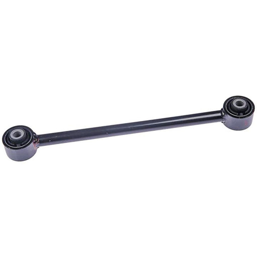 A CA59500 ProSeries OE+ Control Arm, featuring bushings on both ends, is typically used in vehicle suspension systems.
