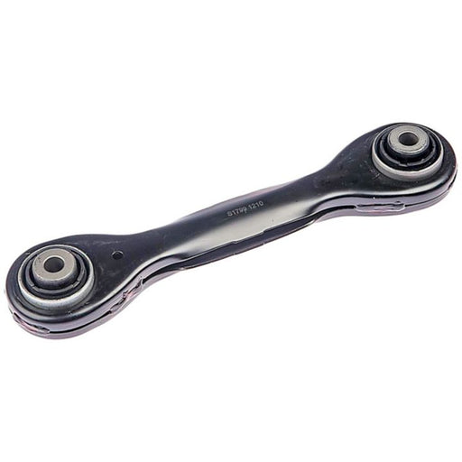 CA14506 ProSeries OE+ Control Arm, featuring a black metal suspension arm with bushings on both ends, isolated on a white background.