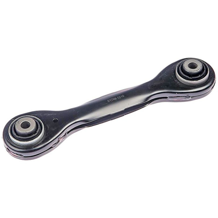 CA14506 ProSeries OE+ Control Arm, featuring a black metal suspension arm with bushings on both ends, isolated on a white background.