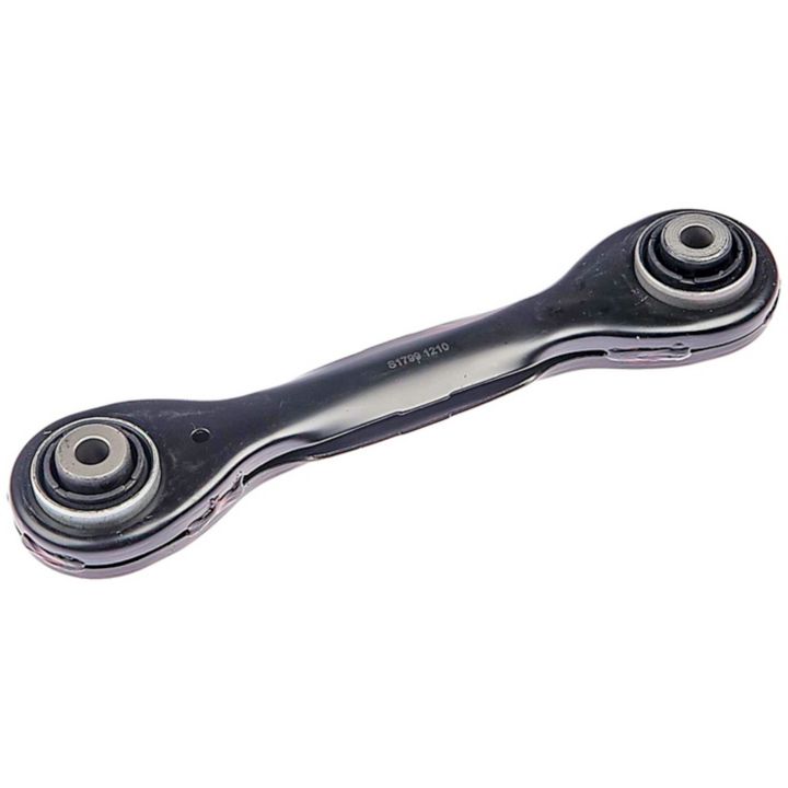 CA14506 ProSeries OE+ Control Arm, featuring a black metal suspension arm with bushings on both ends, isolated on a white background.