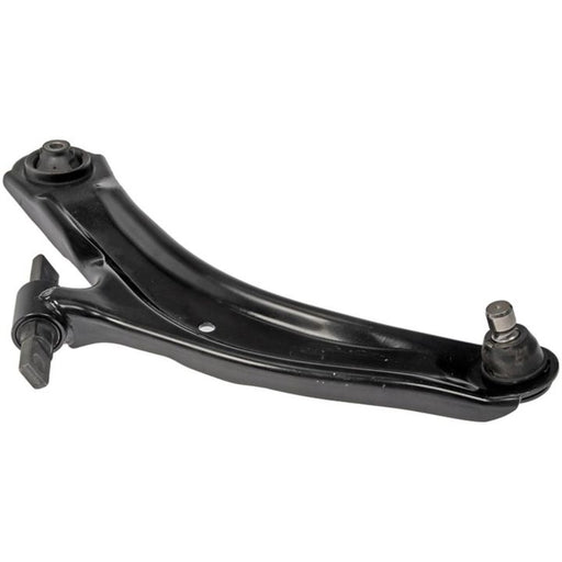 The CB69253 ProSeries OE+ Control Arm, a black metal car control arm with three mounting points, isolated on a white background.