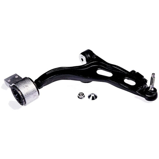 CB85374 ProSeries OE+ Control Arm in black, complete with bushings, a ball joint, and two nuts, displayed on a white background.