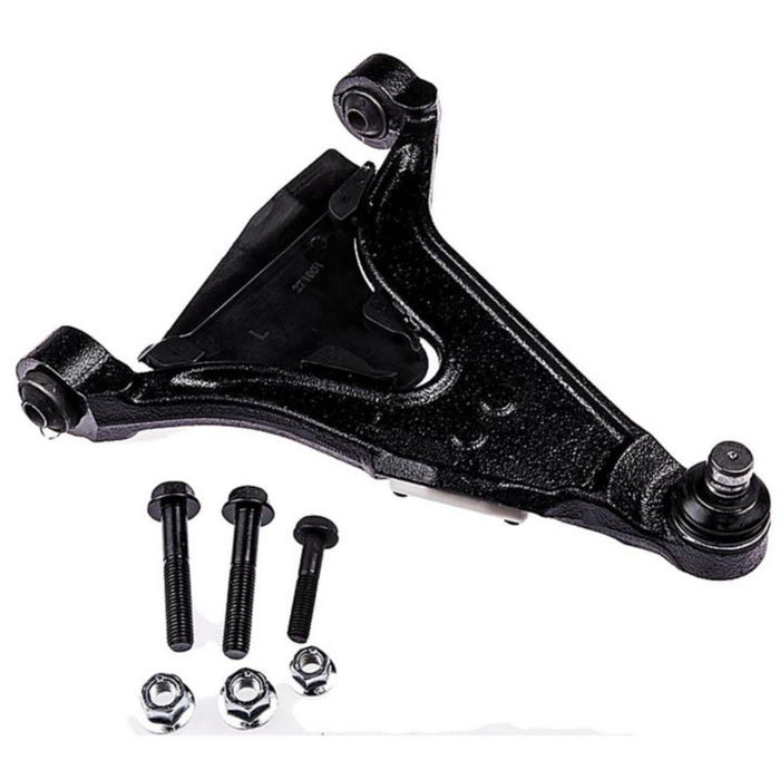 A CB30829 ProSeries OE+ Control Arm with three bolts and two nuts on a white background.