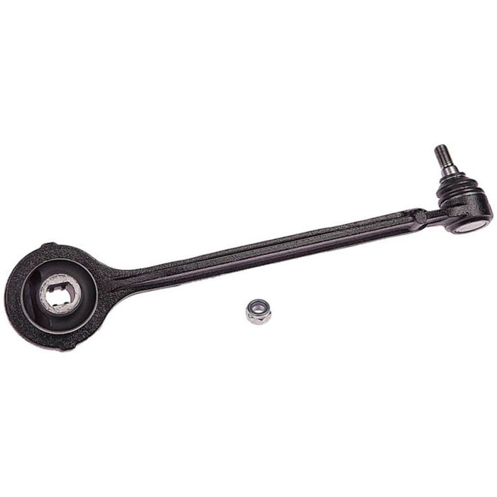 A **CB81083 ProSeries OE+ Control Arm** in black with a joint on one end and a nut placed beside it.