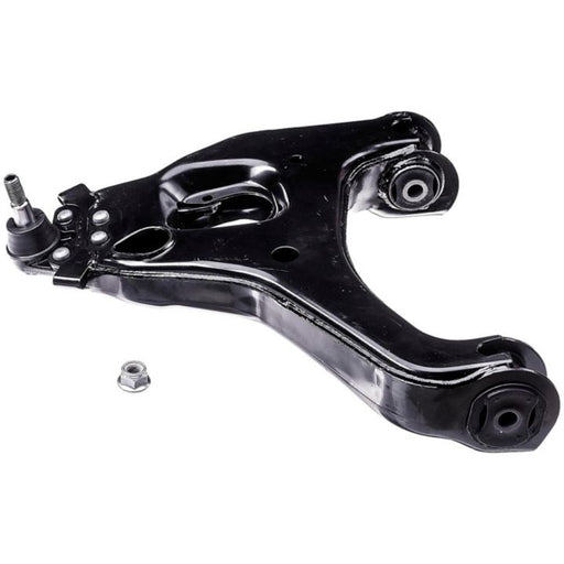 A CB90283 ProSeries OE+ Control Arm with a small metal bolt placed beside it.