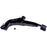 A CB69013 ProSeries OE+ Control Arm in black, complete with bushings and a ball joint, displayed on a white background.