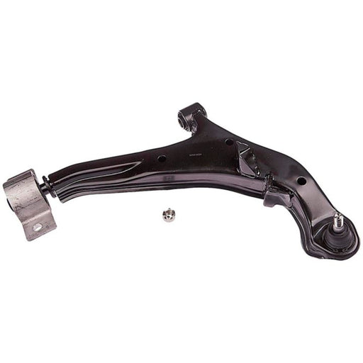 The CB69004 ProSeries OE+ Control Arm, in black metal, is isolated on a white background with a small metal component beside it.