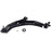 CB69043 ProSeries OE+ Control Arm, a black metal car suspension control arm with attached ball joint and accompanying hardware, displayed on a white background.