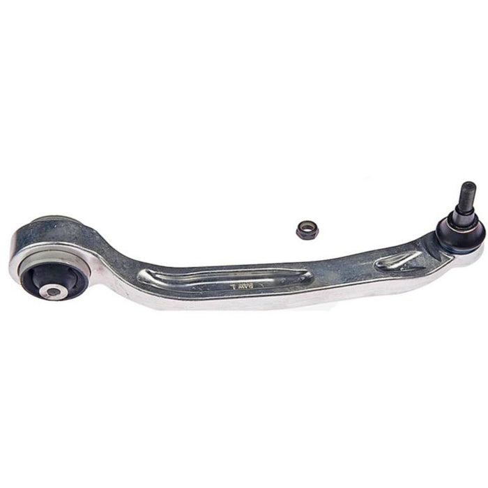 A CB12033 ProSeries OE+ Control Arm featuring a silver finish, two mounting points, and a black joint.