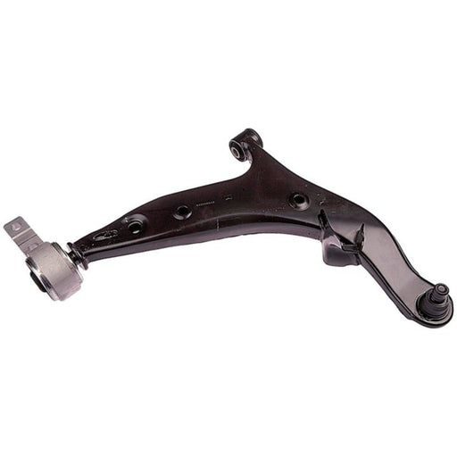 A CB69134 ProSeries OE+ Control Arm, complete with bushings and ball joint ends, placed on a white background.