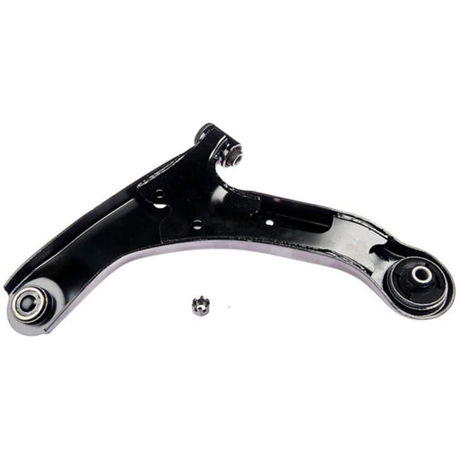The CB73064 ProSeries OE+ Control Arm in black, featuring three bolt points, is displayed against a white background.