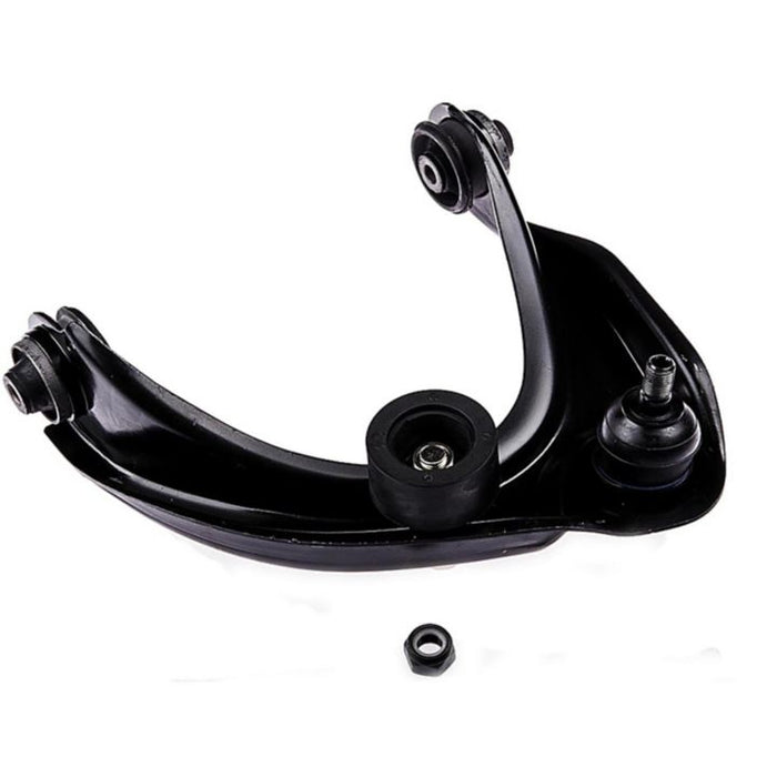 A CB65048 ProSeries OE+ Control Arm in black with a detached nut, displayed on a white background.