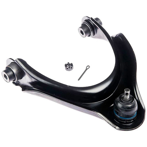 The CB59168 ProSeries OE+ Control Arm, featuring a ball joint, cotter pin, and castle nut, displayed on a white background.