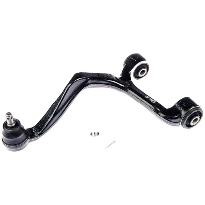 The CB60538 ProSeries OE+ Control Arm, featuring a black car suspension control arm with a ball joint and rubber bushings, is displayed on a white background.