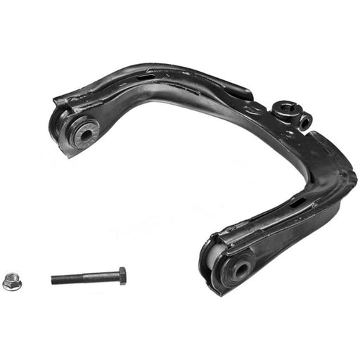 The CA90338 ProSeries OE+ Control Arm, complete with nuts and bolts, is showcased on a white background.