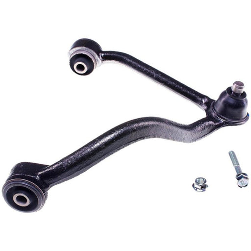 Close-up of a CB63068 ProSeries OE+ Control Arm with bushings, a bolt, and two nuts on a plain white background.