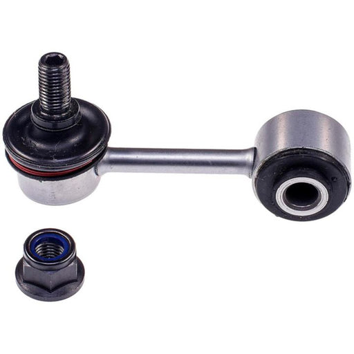 The SL65075XL ProSeries OE+ Stabilizer Links are metal automotive suspension links that come with a bolt and nut, featuring rubber bushings on both ends.