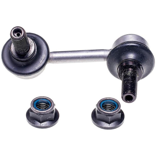 The SL90551XL ProSeries OE+ Stabilizer Links, which include a metallic automotive part with two attached bolts and two separate nuts featuring blue rings inside them.