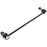 A SL14073 ProSeries OE+ Stabilizer Link, featuring bushings on either end and crafted from black metal.