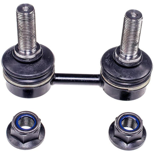 Close-up of the SL14570 ProSeries OE+ Stabilizer Links with two attached bolts and two separate nuts on a white background.