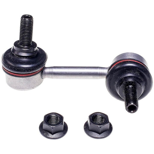 A SL68511XL ProSeries OE+ Stabilizer Link for the vehicle chassis, complete with two nuts positioned below it.