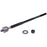 A TI74160XL ProSeries OE+ tie rod featuring a black finish, complete with a nut and washer, isolated on a white background.