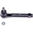 Close-up of a TO59365 ProSeries OE+ Tie Rod, black metal, with an accompanying nut placed beside it on a white background.