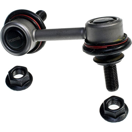 A SL59121XL ProSeries OE+ Stabilizer Link featuring two attached bolts and two separate nuts showcased on a white background.
