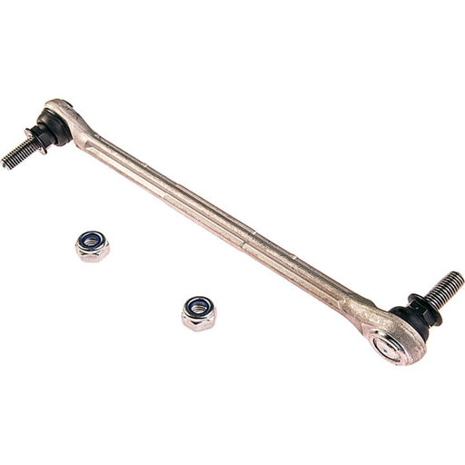 SL21095 ProSeries OE+ Stabilizer Links featuring a metal rod with black ends and threads, accompanied by two silver nuts on a white background.