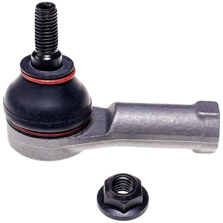 Close-up of a TO21015XL ProSeries OE+ Tie Rod end, featuring a ball joint and nut, on a white background.