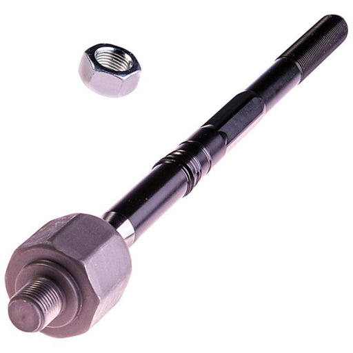 A TI91350 ProSeries OE+ Tie Rod featuring attached nuts and an additional loose nut beside it on a white background.