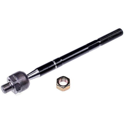 A TI63240 ProSeries OE+ Tie Rod accompanied by a hex nut placed beside it on a white background.