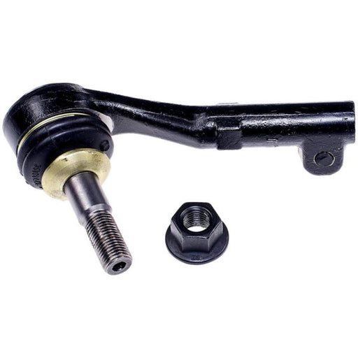 A TO14091 ProSeries OE+ black metal automotive tie rod end with a bolt and a separate matching nut on a white background.