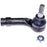 A TO21002 ProSeries OE+ Tie Rod with a black rod end, silver threaded stud, and an accompanying nut on a white background.