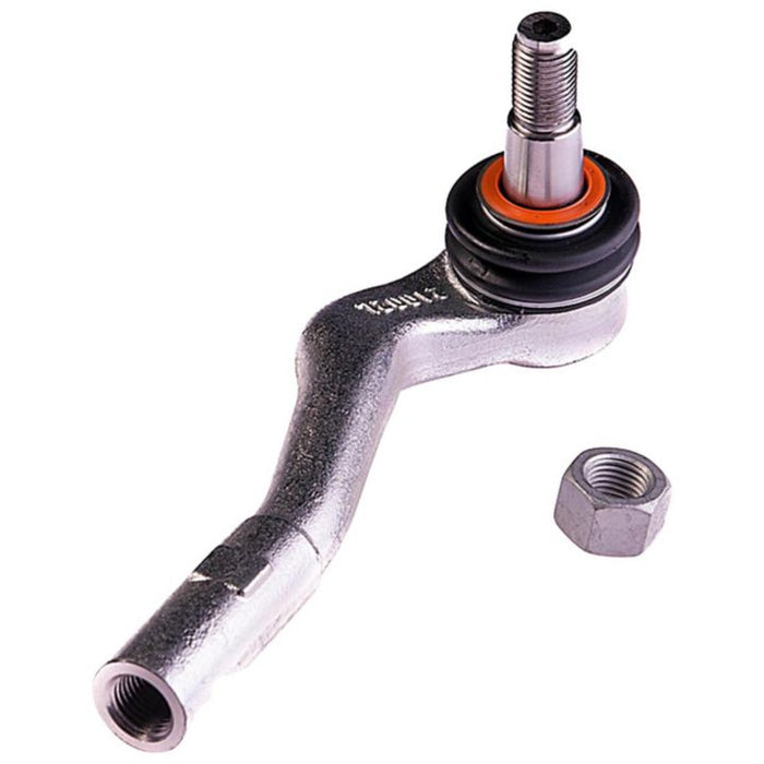 The TO28151 ProSeries OE+ Tie Rods feature a silver-colored tie rod end with a black boot and an orange ring, accompanied by a hex nut, all displayed on a white background.
