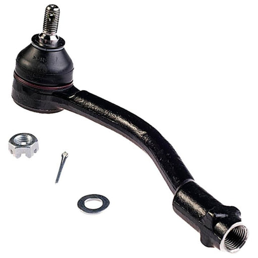 TO60181 ProSeries OE+ black automotive tie rod end with an attached ball joint, washer, nut, and cotter pin displayed on a white background.