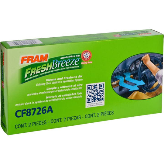 CF8726A FRAM Fresh Breeze Cabin Air Filter