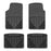 W104W106 WeatherTech® All-Weather Floor Mat Set, Front & Rear, Black