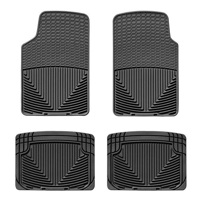 W104W106 WeatherTech® All-Weather Floor Mat Set, Front & Rear, Black