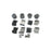 13347Q Carlson Disc Brake Hardware Kit, Front
