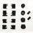 13356Q Carlson Disc Brake Hardware Kit, Front