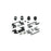 13365Q Carlson Disc Brake Hardware Kit, Front