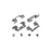 13400 Carlson Disc Brake Hardware Kit, Front