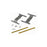 13412 Carlson Disc Brake Hardware Kit, Front