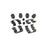 13437Q Carlson Disc Brake Hardware Kit, Rear