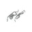 13442 Carlson Disc Brake Hardware Kit, Rear