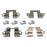 13446 Carlson Disc Brake Hardware Kit, Rear