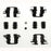 13447Q Carlson Disc Brake Hardware Kit, Rear