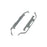 13452 Carlson Disc Brake Hardware Kit, Front